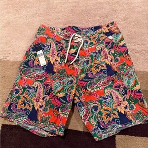 NWT Ralph Lauren Paisley Men's Swim Shorts